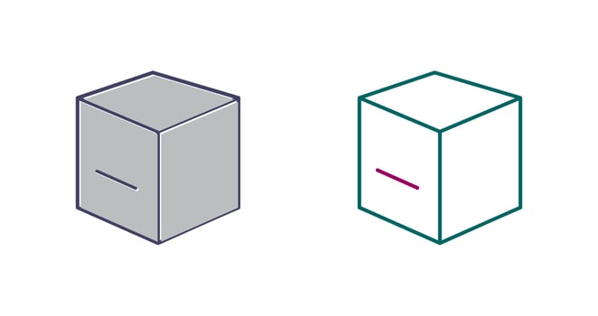 Cube Vector Icon