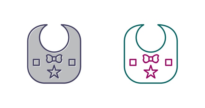 Baby Bib Vector Icon