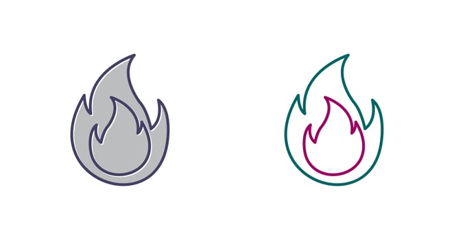 Flame Vector Icon