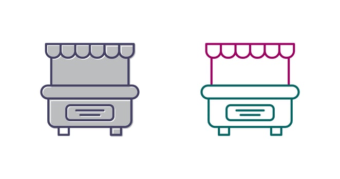 Food Stall Vector Icon