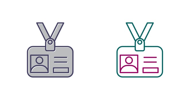 Id Card Vector Icon