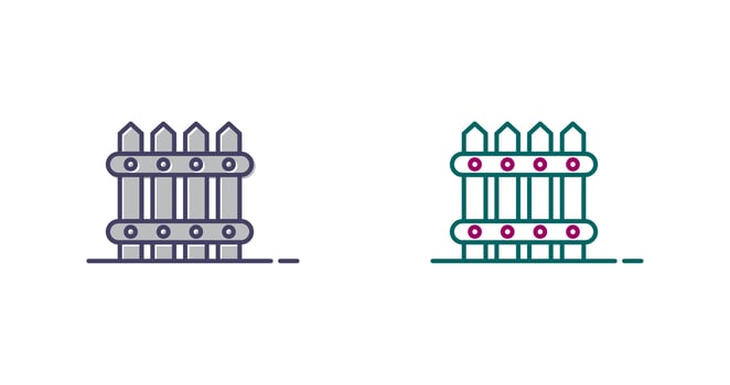 Fence Vector Icon