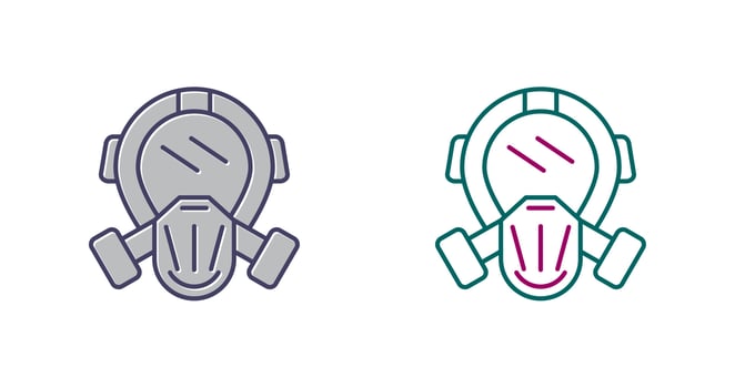 Gas Mask Vector Icon