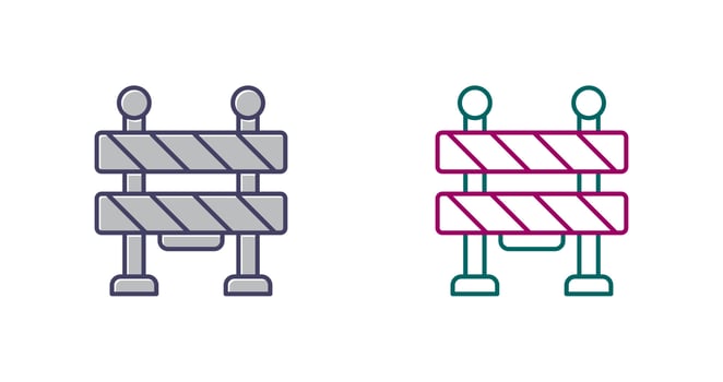 Barrier Vector Icon