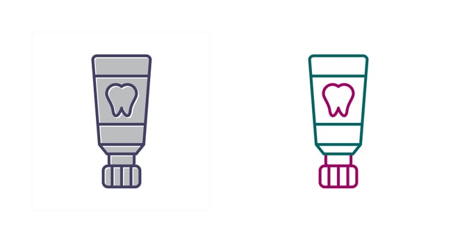 Toothpaste Vector Icon