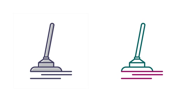 Cleaning Brush Vector Icon
