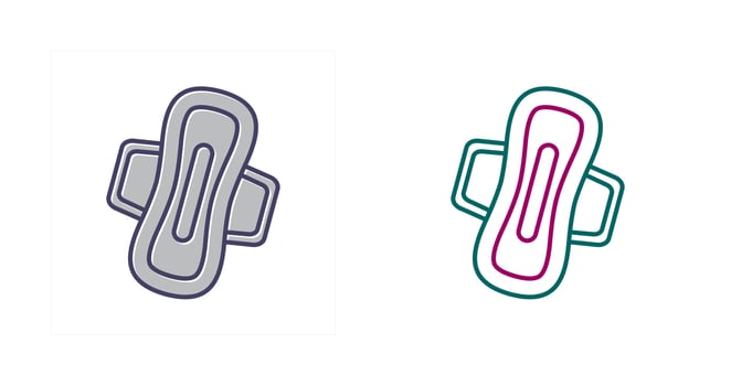 Sanitary Towel Vector Icon