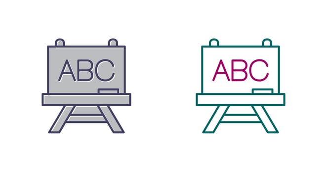 Chalk Board Vector Icon