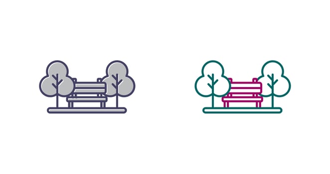 Park Vector Icon