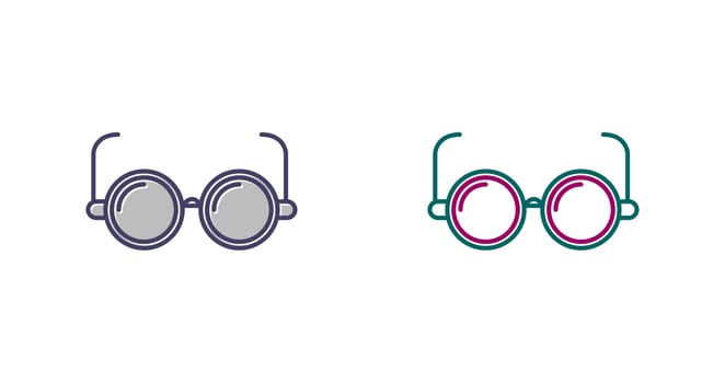 Eyeglasses Vector Icon