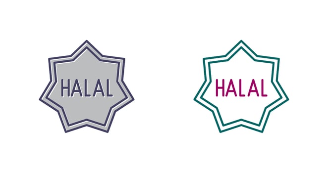 Halal Vector Icon