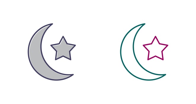 Moon Vector Icon