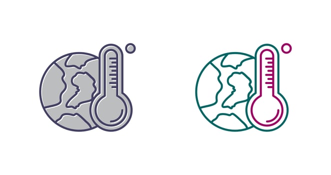 Global Warming Vector Icon