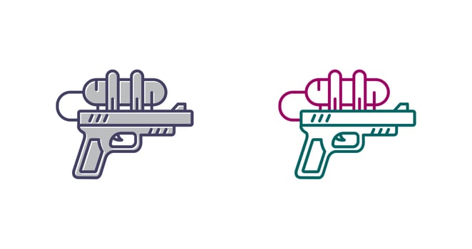 Water Gun Vector Icon