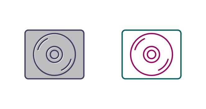 CD Vector Icon