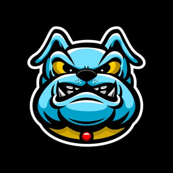 BULLDOG ANGRY VECTOR