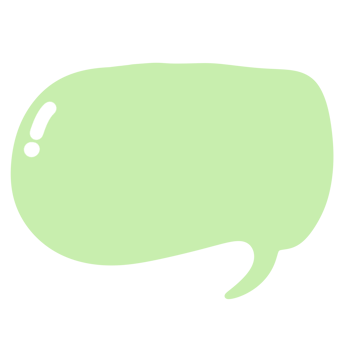 Green speech bubble png
