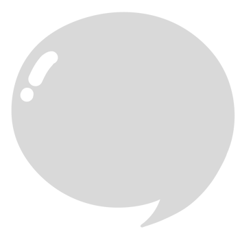 Gray speech bubble png
