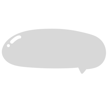 Gray speech bubble png