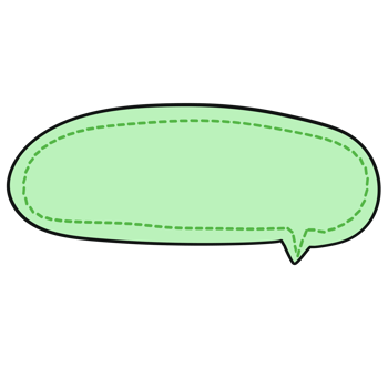 Hand drawn speech bubble png