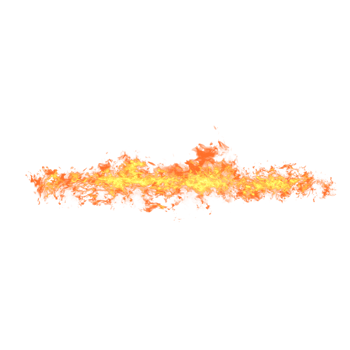 Fire Burning Realistic Red Flame PNG Transparent