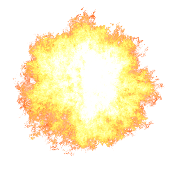 Fire Burning Realistic Red Flame PNG Transparent