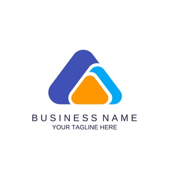 Modern Business and Company Logo. Colorful A Letter Luxury Logo Design Template, geometric A letter sign logo design. vector