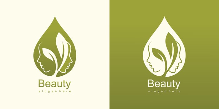 Beauty woman logo design vector for spa