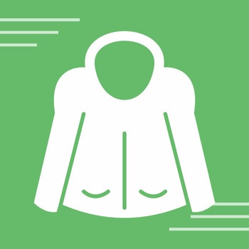 Warm jacket Vector Icon