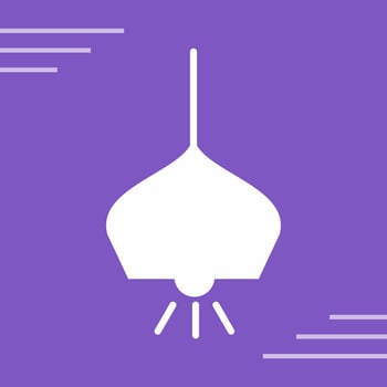 Overhead Light Vector Icon