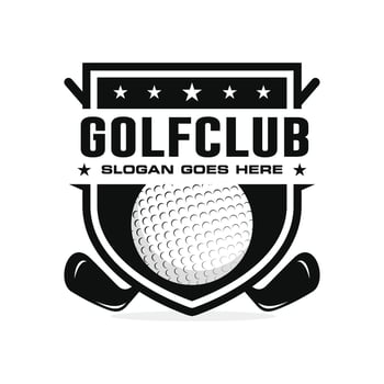 Golf logo design vector illustration