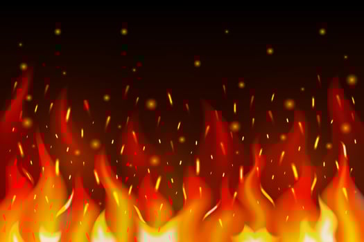 Fire Flare Effect Background vector