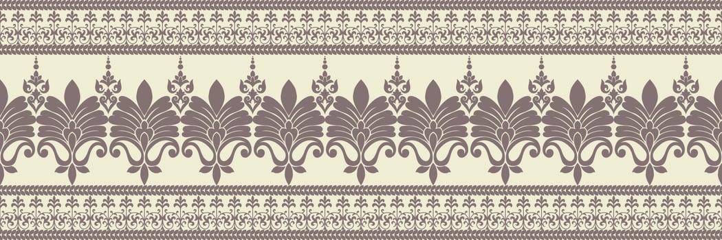 Ethnic pattern. Kerchief Pattern. Silk neck scarf. Bandana Print. Headscarf. Floral vintage style. Indonesian batik. Textile, Fabric, Tile, Clothing. Tribal texture. Vector. Blue, Red, Gold, Yellow. vector