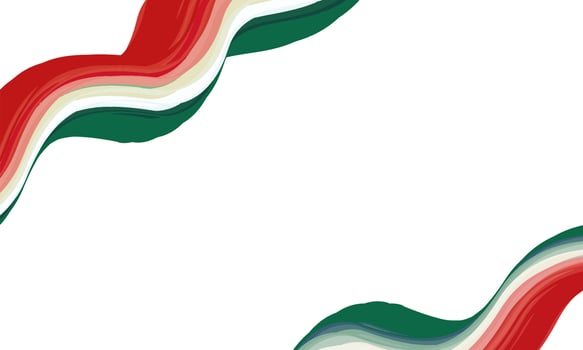 Vector mexico background with copy space for your text isolated on white. Landscape background