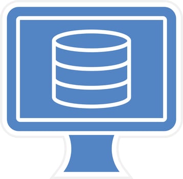 Database Vector Icon Design
