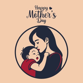 Mother's day vector design
