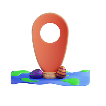 3d illustration easter egg location png