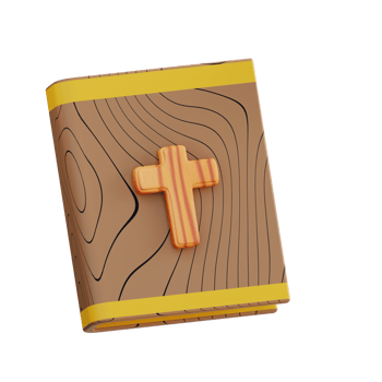 3d illustration of holy bible png