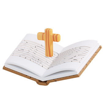 3d illustration of holy bible of christian religion png