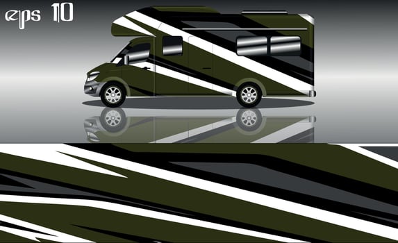 racing background vector for camper car wraps and more