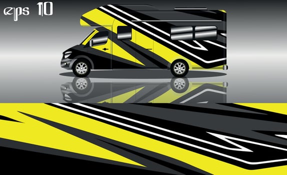 racing background vector for camper car wraps and more