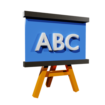 Chalkboard 3D Illustration png