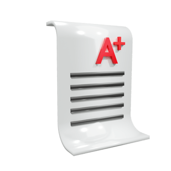Exam Result 3D Icon png