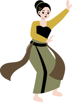 Indonesian traditional dance jaipong png