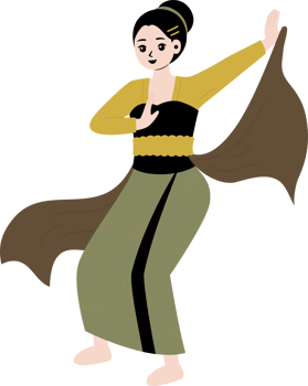 Indonesian traditional dance jaipong png