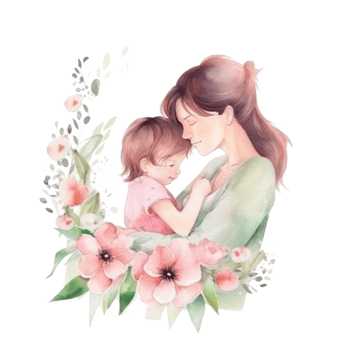 Mother's Day watercolor background. png