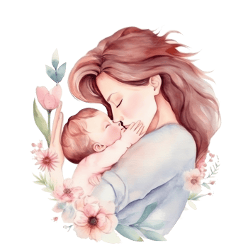 Mother's Day watercolor background. png