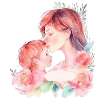 Mother's Day watercolor background. png