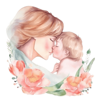 Mother's Day watercolor background. png
