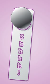Simple Label For Doors vector